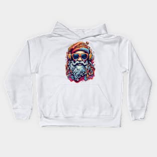 Psychedelic Santa Kids Hoodie